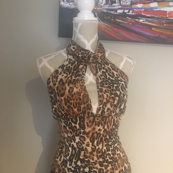 Halter leopard blouse - Picture 6 of 8